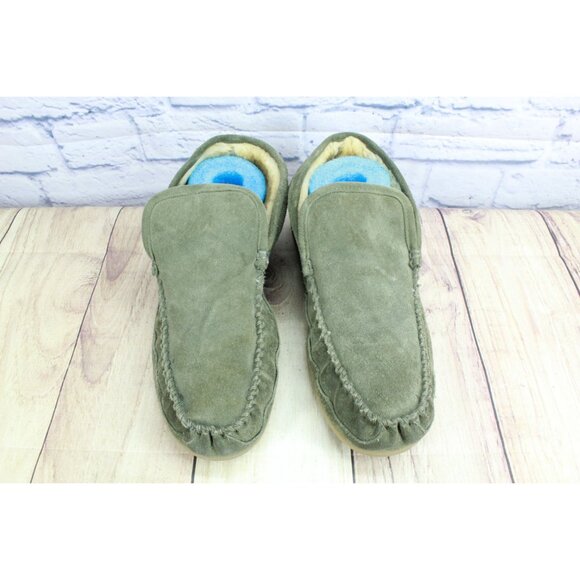 *LL Bean Men's Wicked Good Slippers Boot Moc Sage Green Size 13 - Picture 4 of 5